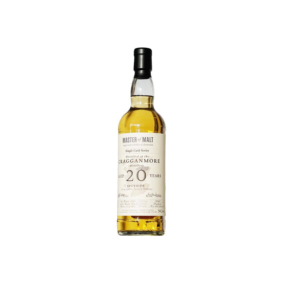 Cragganmore Single Cask 1991 20 Years Single Malt Whisky