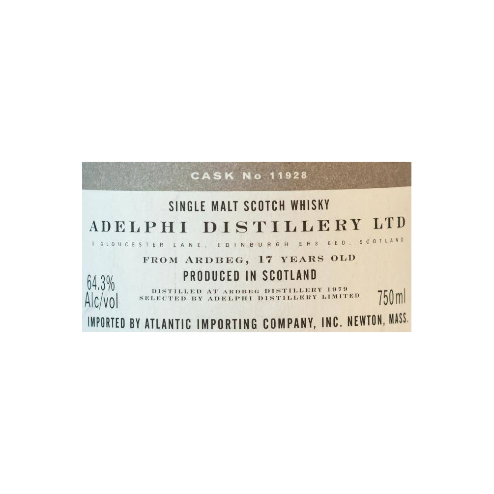 Ardbeg 1979 17 Years Single Malt Whisky 2