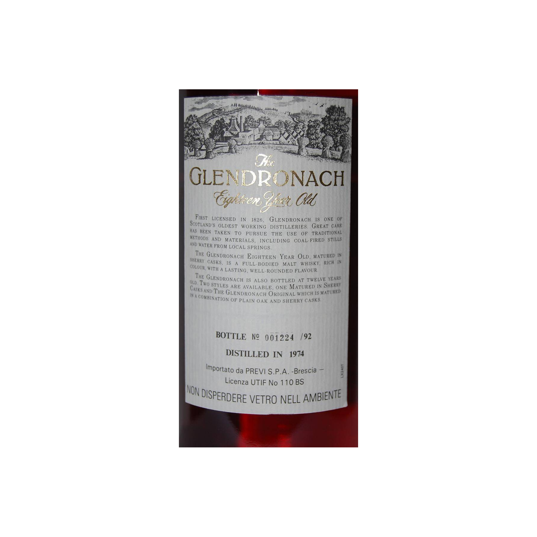 GlenDronach 1974 18 Years Single Malt Whisky 2