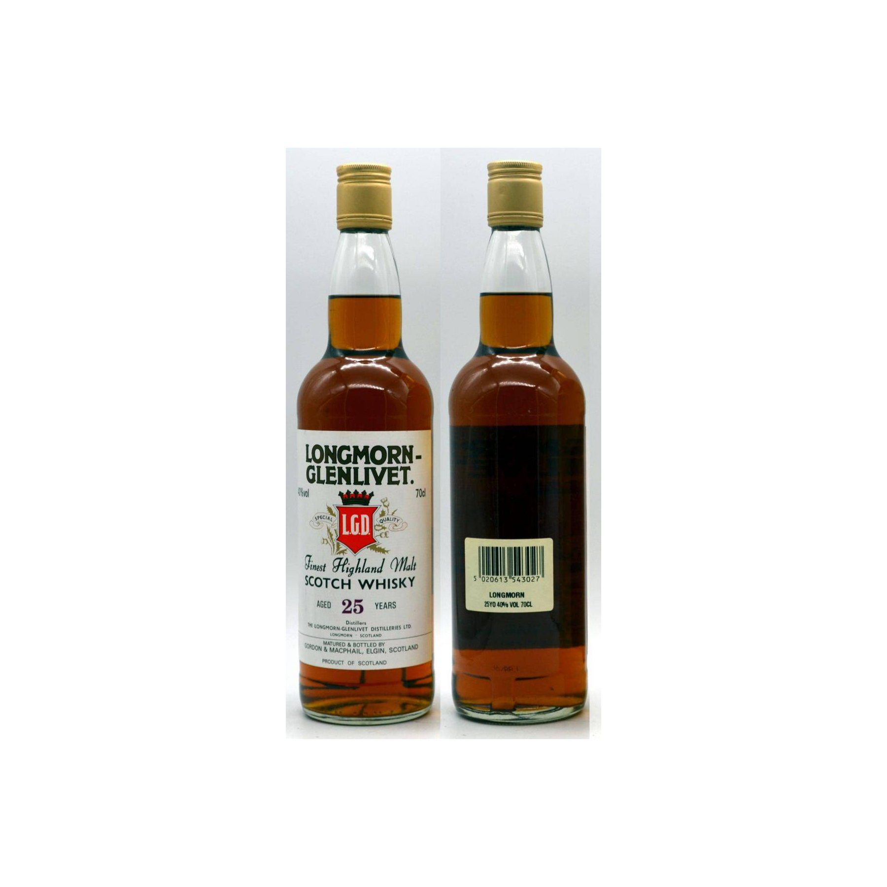 Longmorn Licensed Bottling 25 Years Single Malt Whisky 2