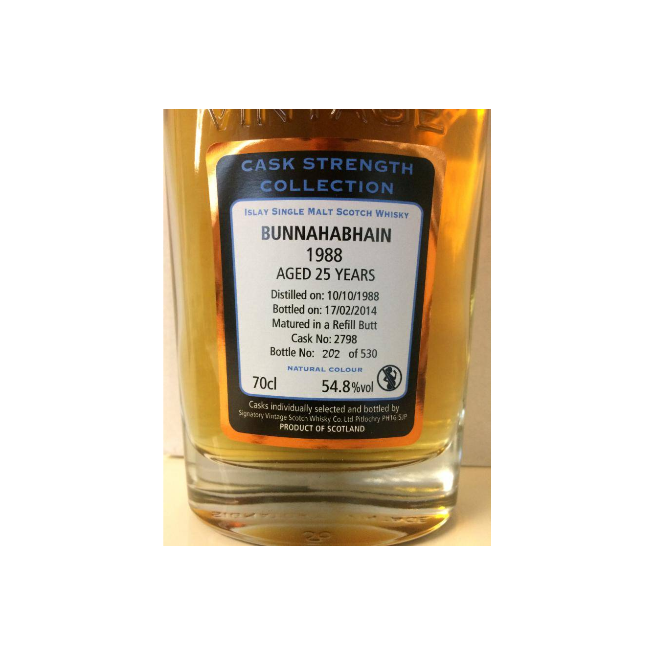 Bunnahabhain Cask Strength Collection 1988 25 Years Single Malt Whisky 2