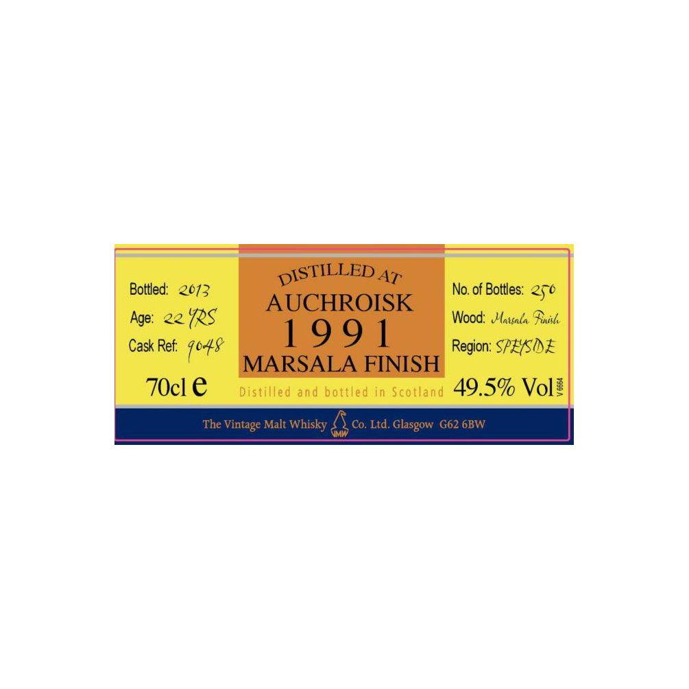 Auchroisk The Cooper's Choice 1991 22 Years Single Malt Whisky 2