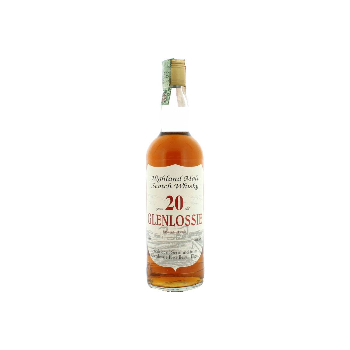 Glenlossie 1972 20 Years Single Malt Whisky