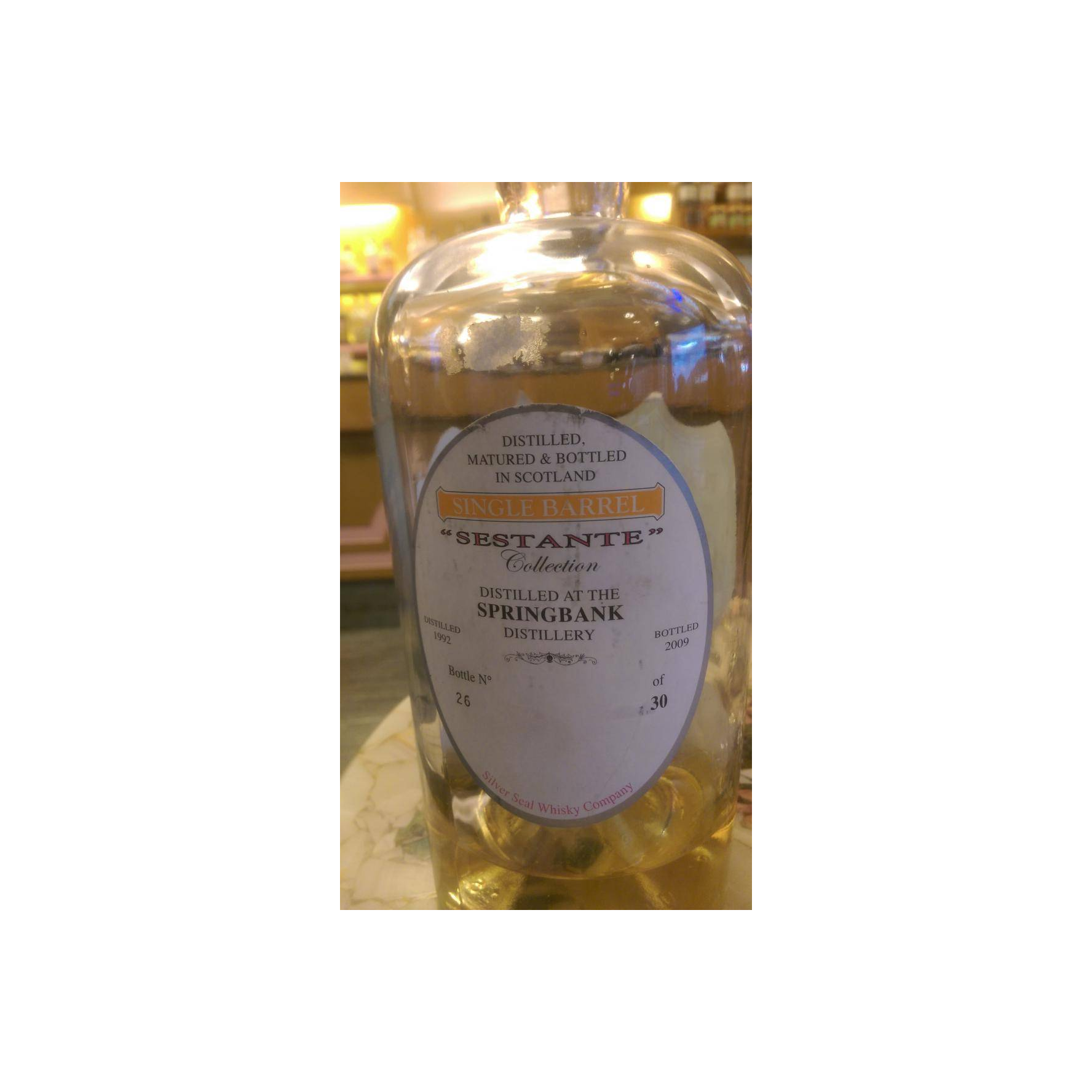 Springbank 1992 17 Years Single Malt Whisky 3