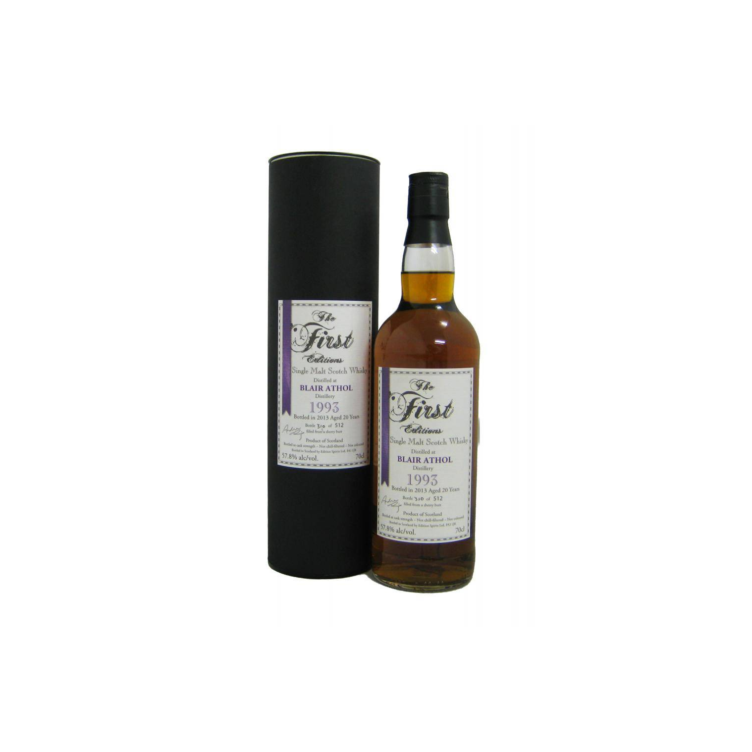 Blair Athol The First Editions 1993 20 Years Single Malt Whisky 3