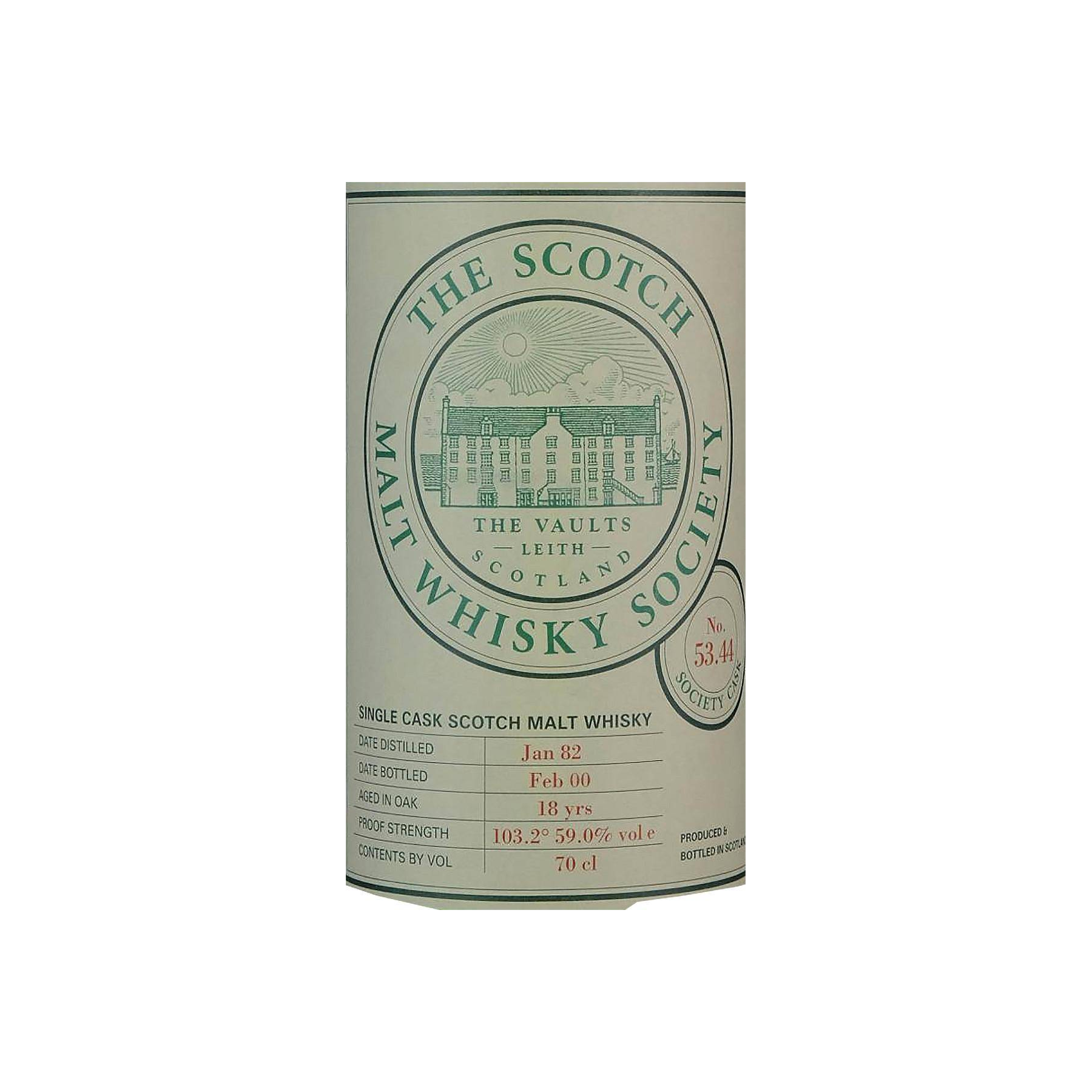 The Scotch Malt Whisky Society 1982 18 Years Single Malt Whisky 2