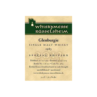 Glenburgie 1983 29 Years Single Malt Whisky