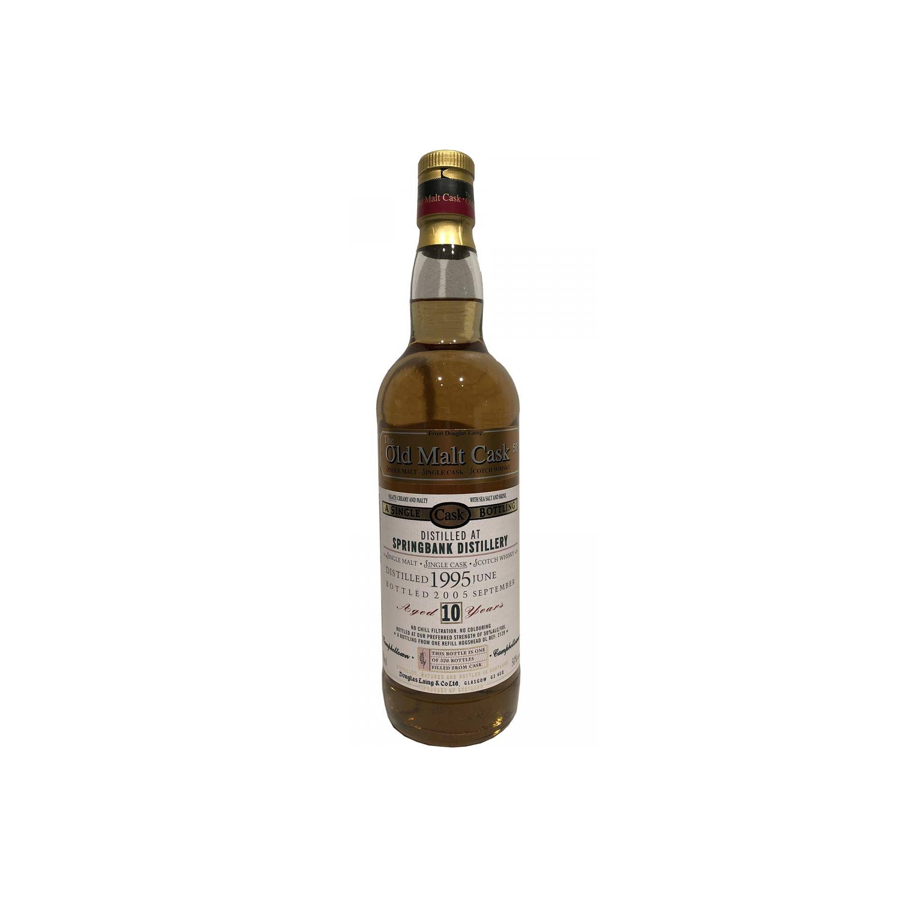 Springbank Old Malt Cask 1995 10 Years Single Malt Whisky