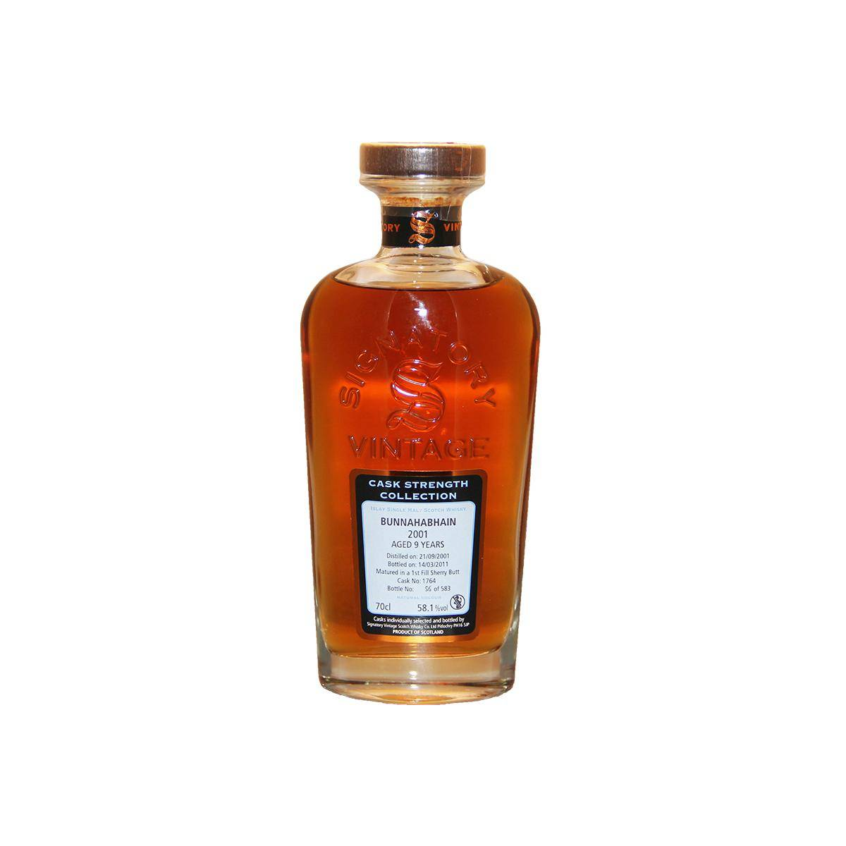Bunnahabhain Cask Strength Collection 2001 9 Years Single Malt Whisky 2