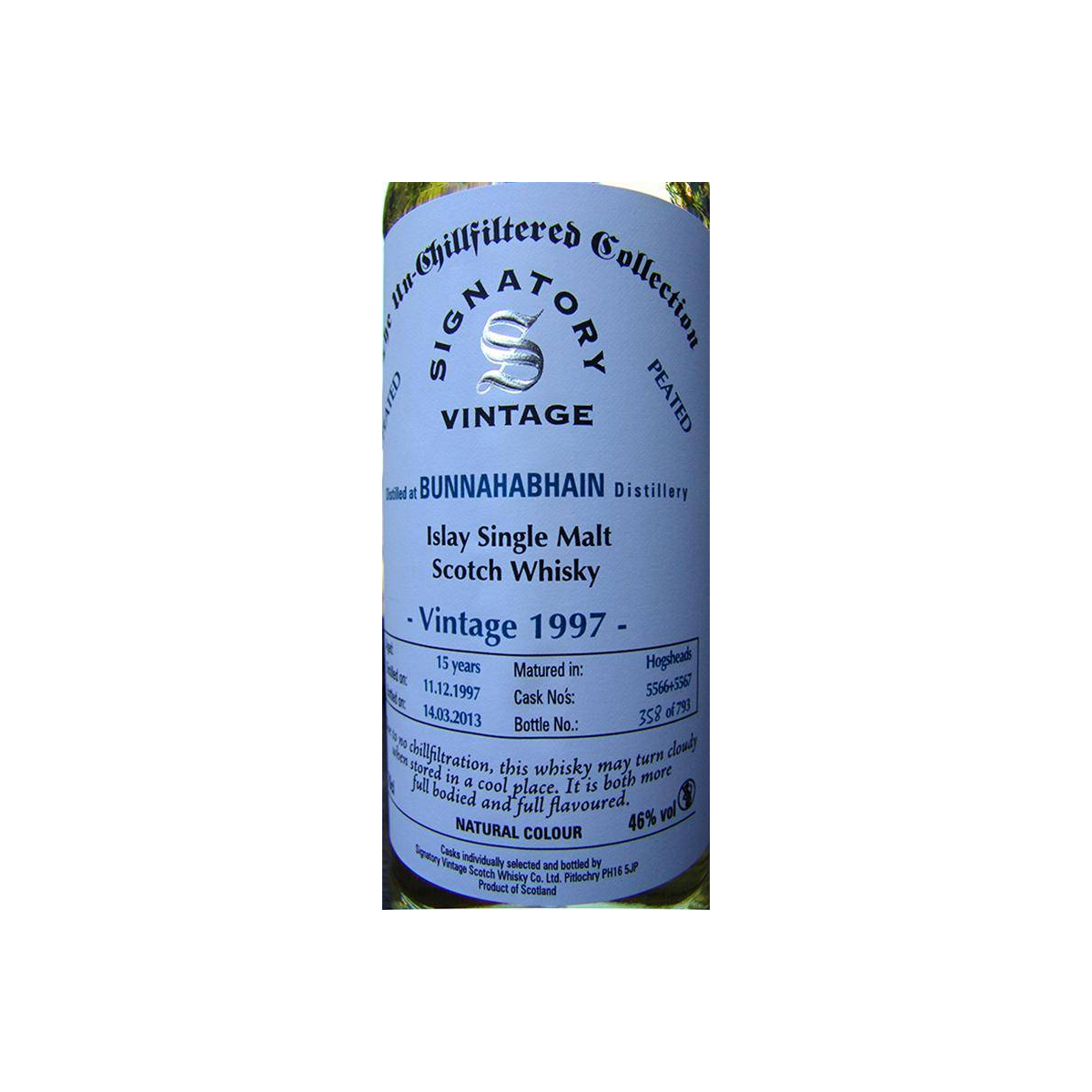 Bunnahabhain The Un-Chillfiltered Collection 1997 15 Years Single Malt Whisky 2