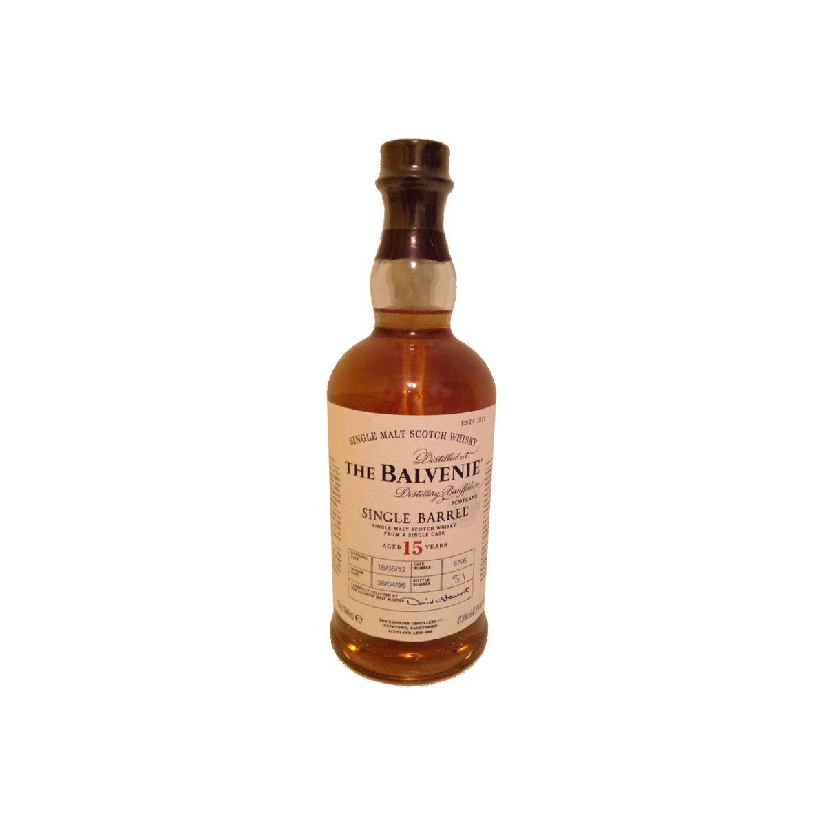 The Balvenie Single Cask 1996 15 Years Single Malt Whisky