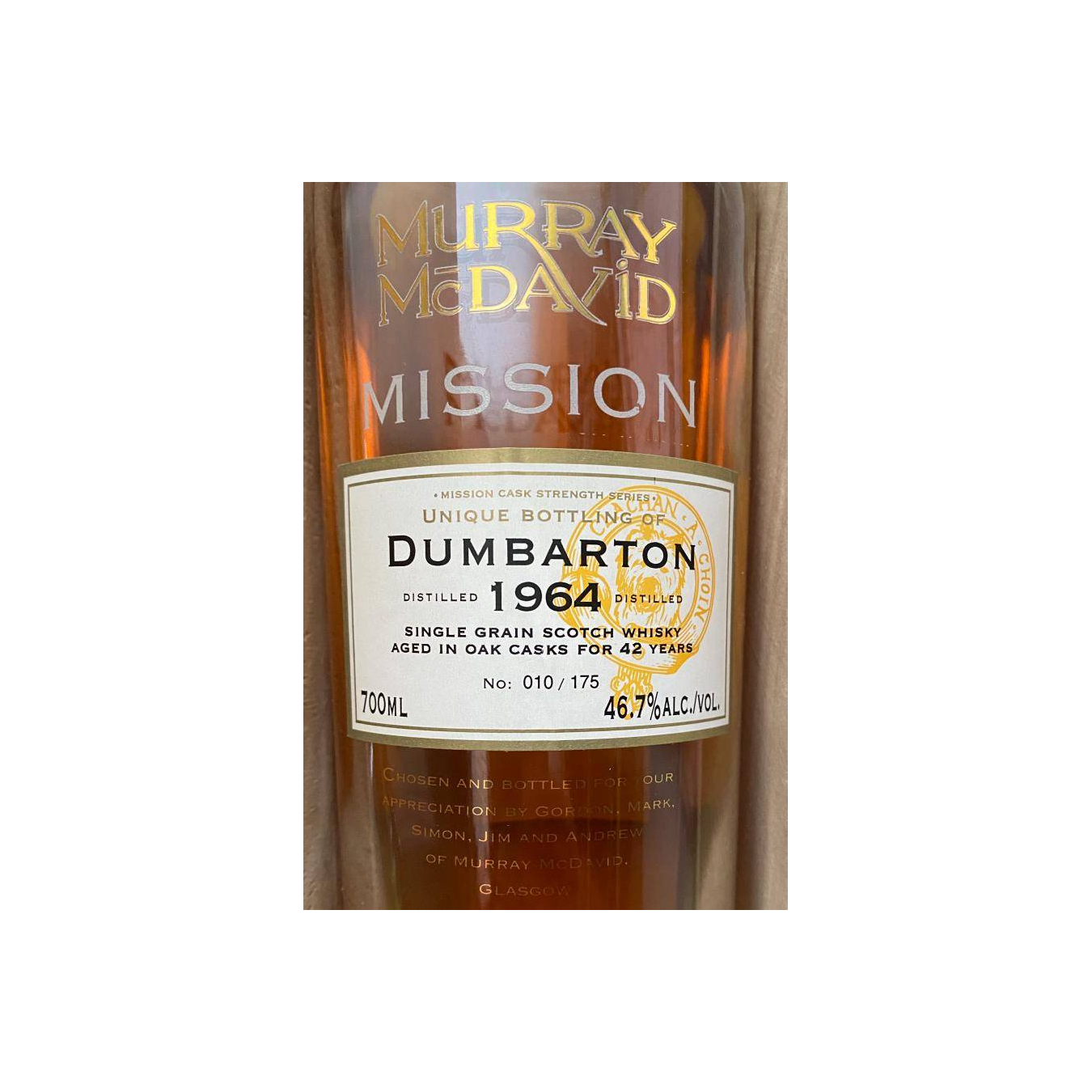 Dumbarton 1964 42 Years Single Grain Whisky 2