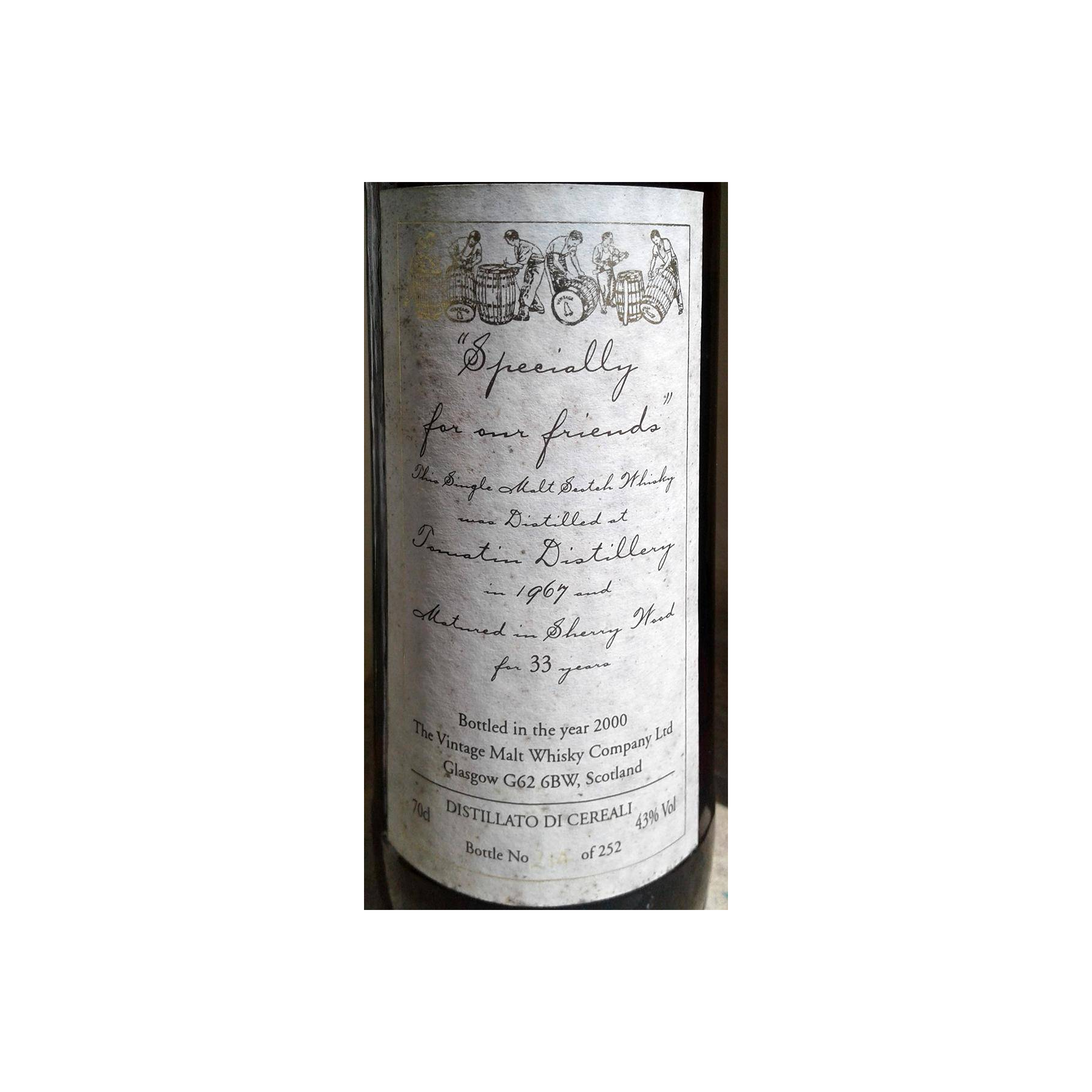 Tomatin The Cooper's Choice 1967 33 Years Single Malt Whisky 2