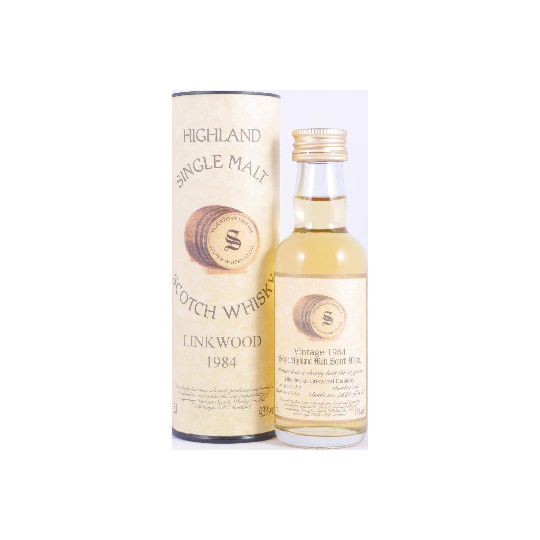Linkwood 1984 11 Years Single Malt Whisky 3