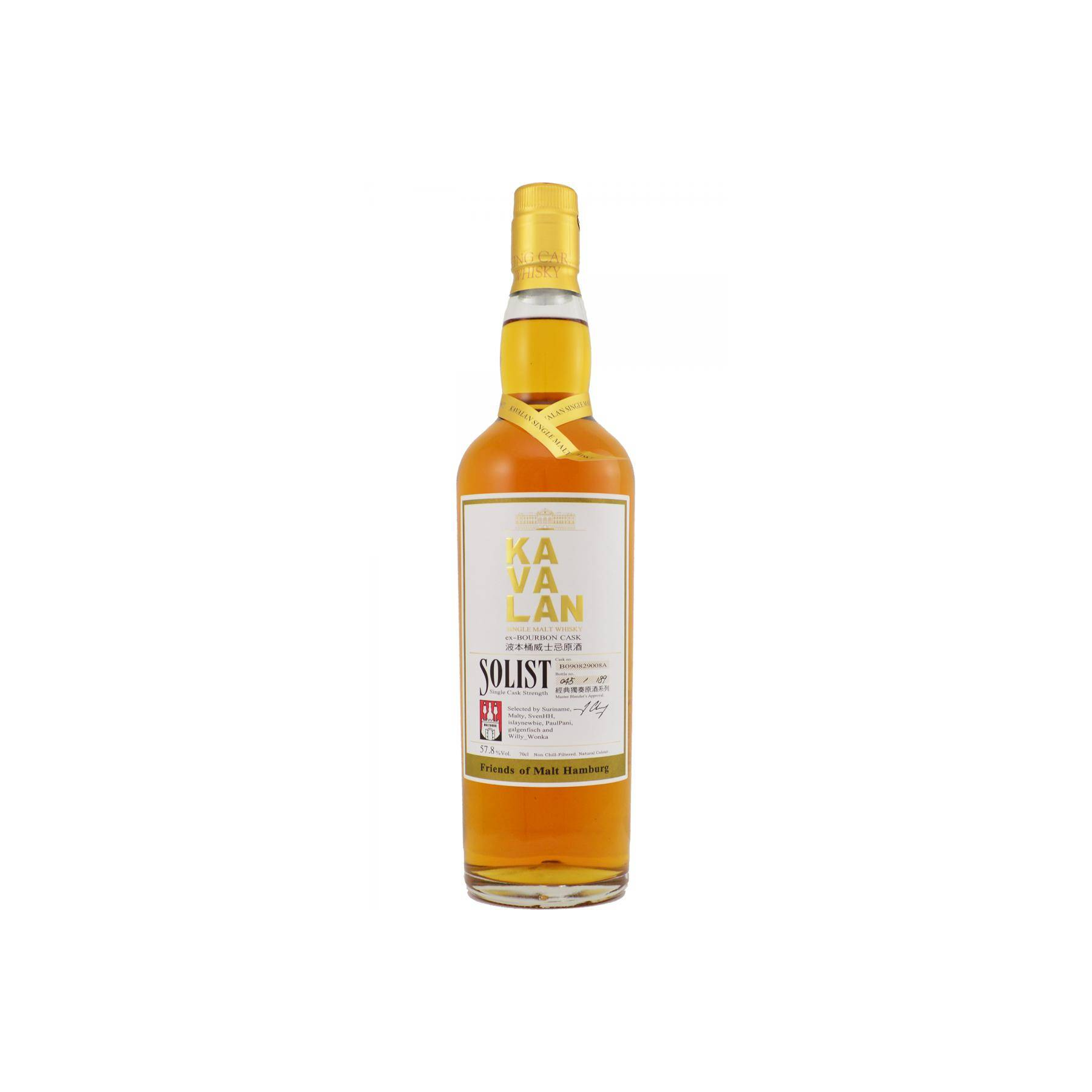 Kavalan ex-Bourbon Cask 2009 4 Years Single Malt Whisky
