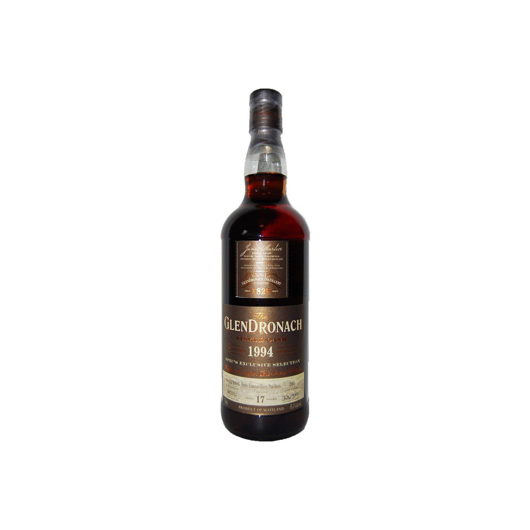 GlenDronach Single Cask 1994 17 Years Single Malt Whisky