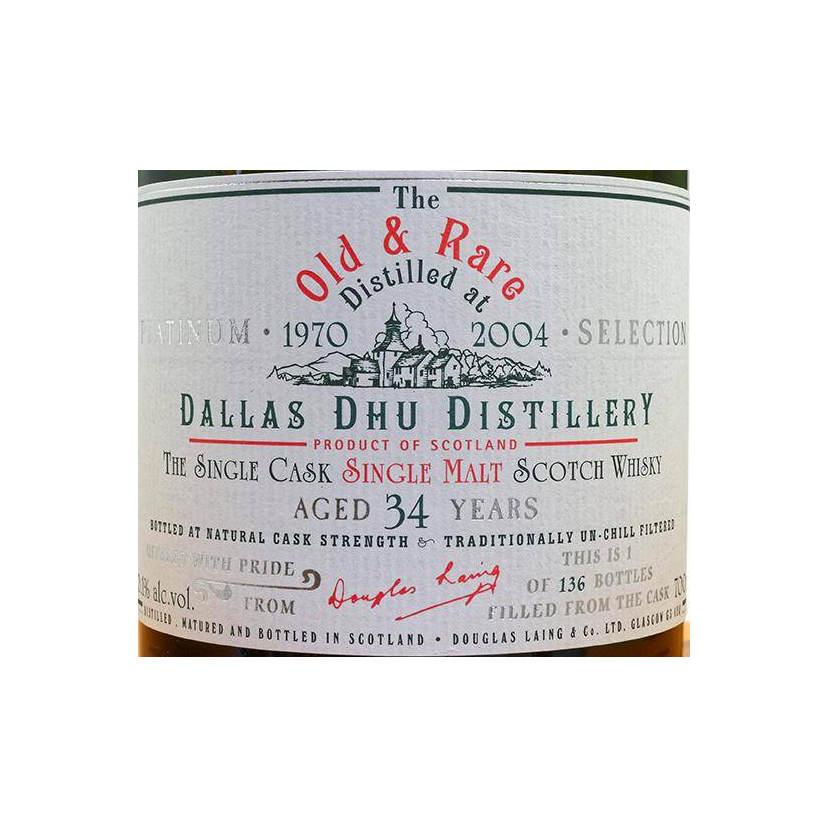Dallas Dhu 1970 34 Years Single Malt Whisky 2