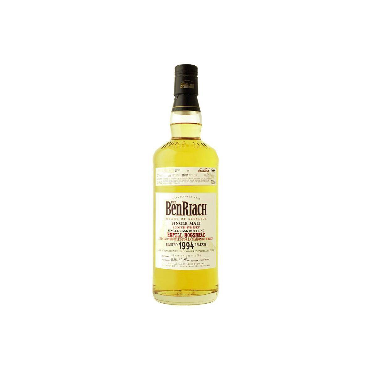 BenRiach Individual Cask Bottling 1994 19 Years Single Malt Whisky