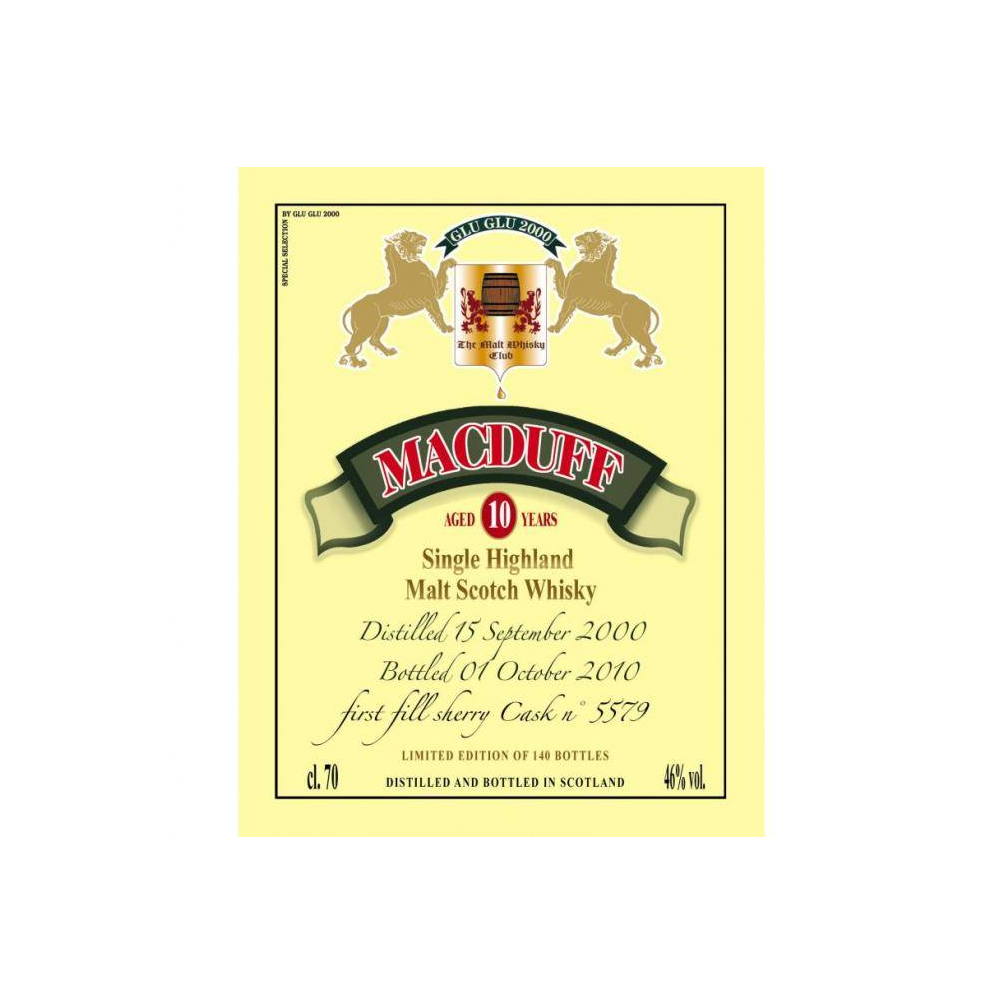 Macduff 2000 10 Years Single Malt Whisky 2