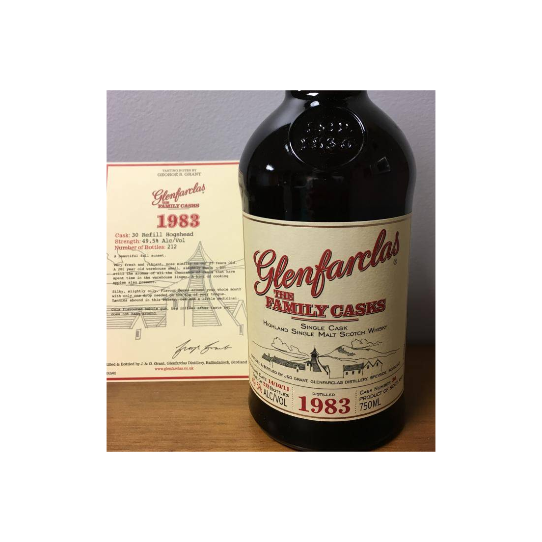 Glenfarclas 1983 28 Years Single Malt Whisky 2