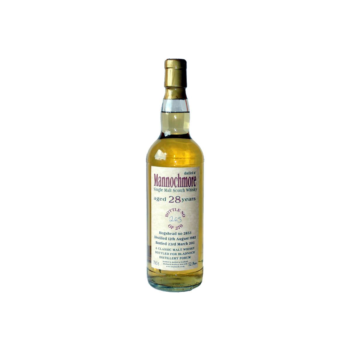 Mannochmore 1982 28 Years Single Malt Whisky