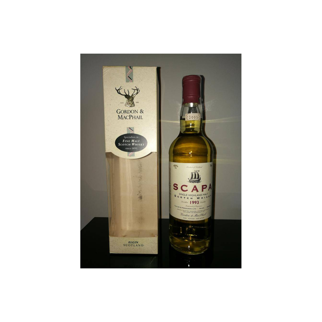 Scapa Licensed Bottling 1993 11 Years Single Malt Whisky 2