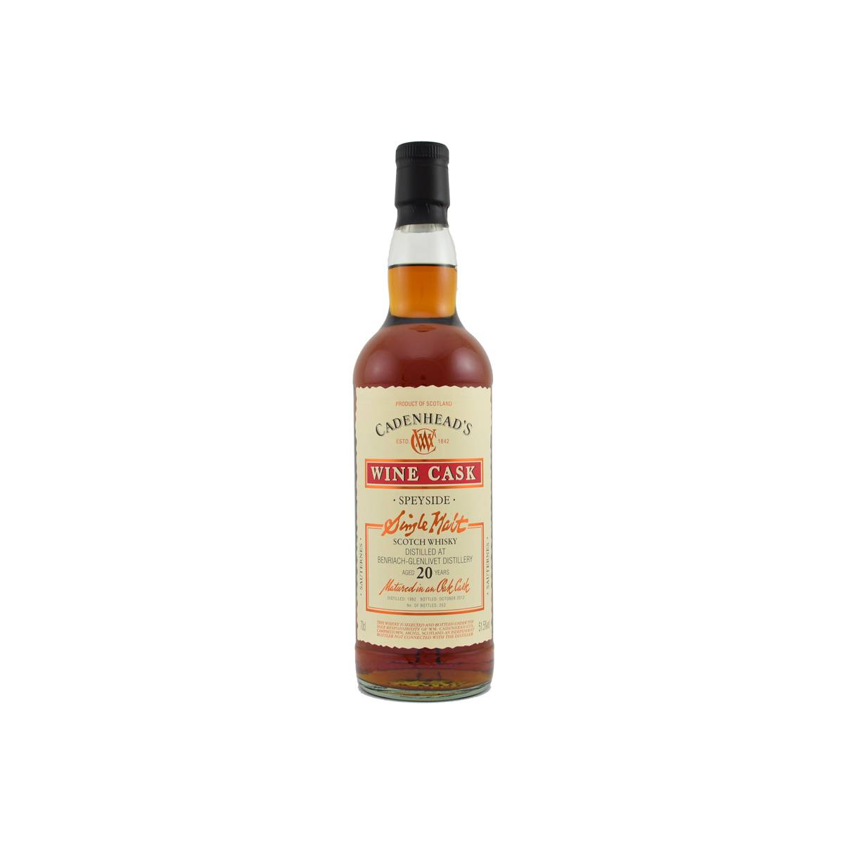BenRiach 1992 20 Years Single Malt Whisky