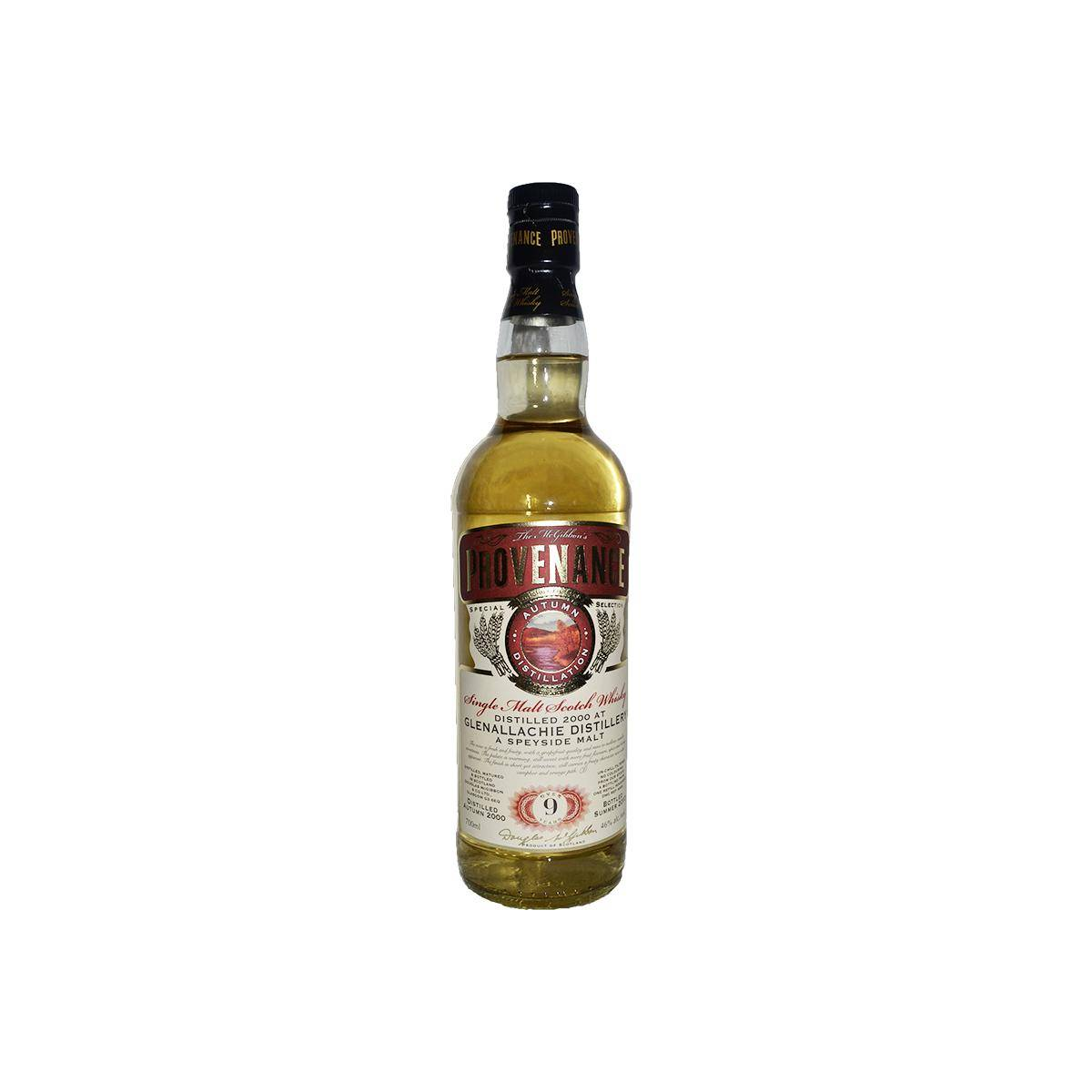 The GlenAllachie McGibbon's Provenance 2000 9 Years Single Malt Whisky