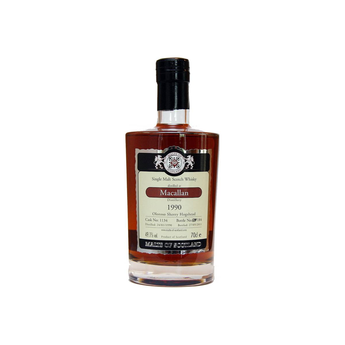 The Macallan 1990 21 Years Single Malt Whisky