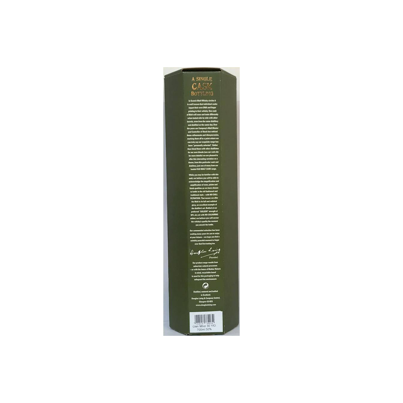 Glen Mhor Old Malt Cask 1982 30 Years Single Malt Whisky 3