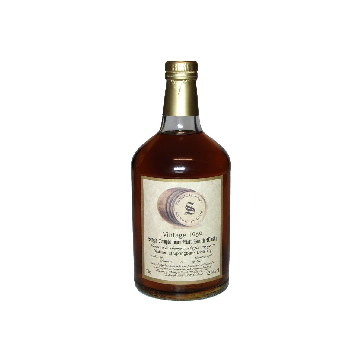 Springbank Vintage Collection - Dumpy 1969 26 Years Single Malt Whisky