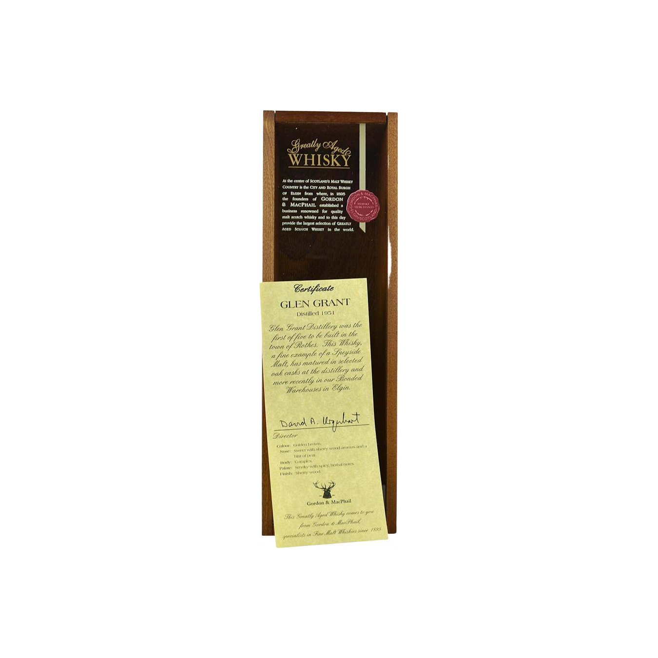Glen Grant Licensed Bottling 1951 59 Years Single Malt Whisky 3