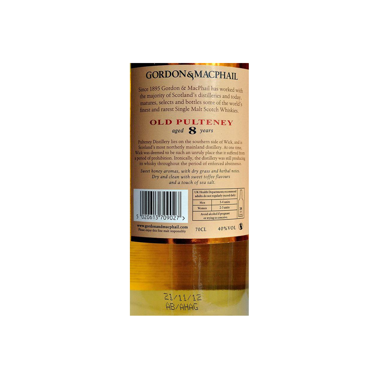 Old Pulteney 8 Years Single Malt Whisky 2