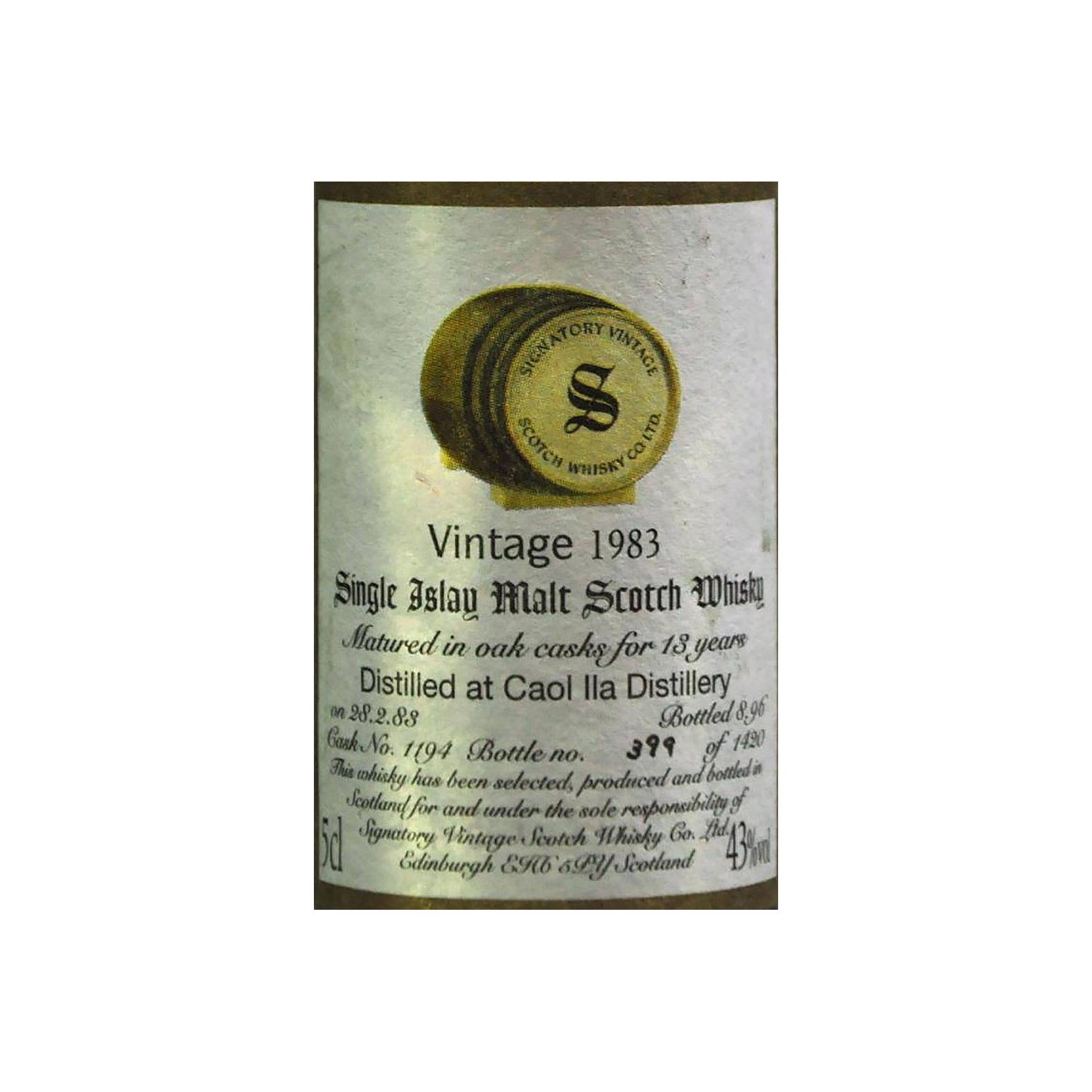 Caol Ila 1983 13 Years Single Malt Whisky 3