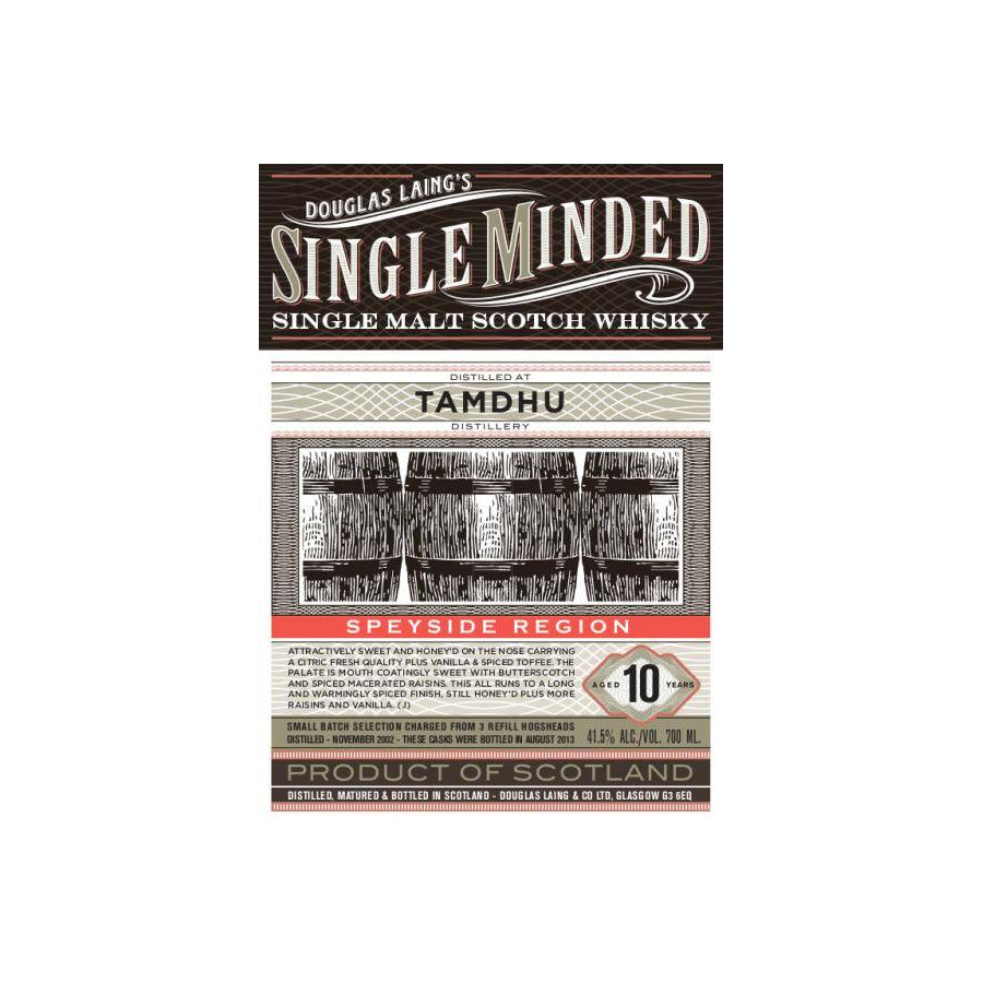 Tamdhu 2002 10 Years Single Malt Whisky