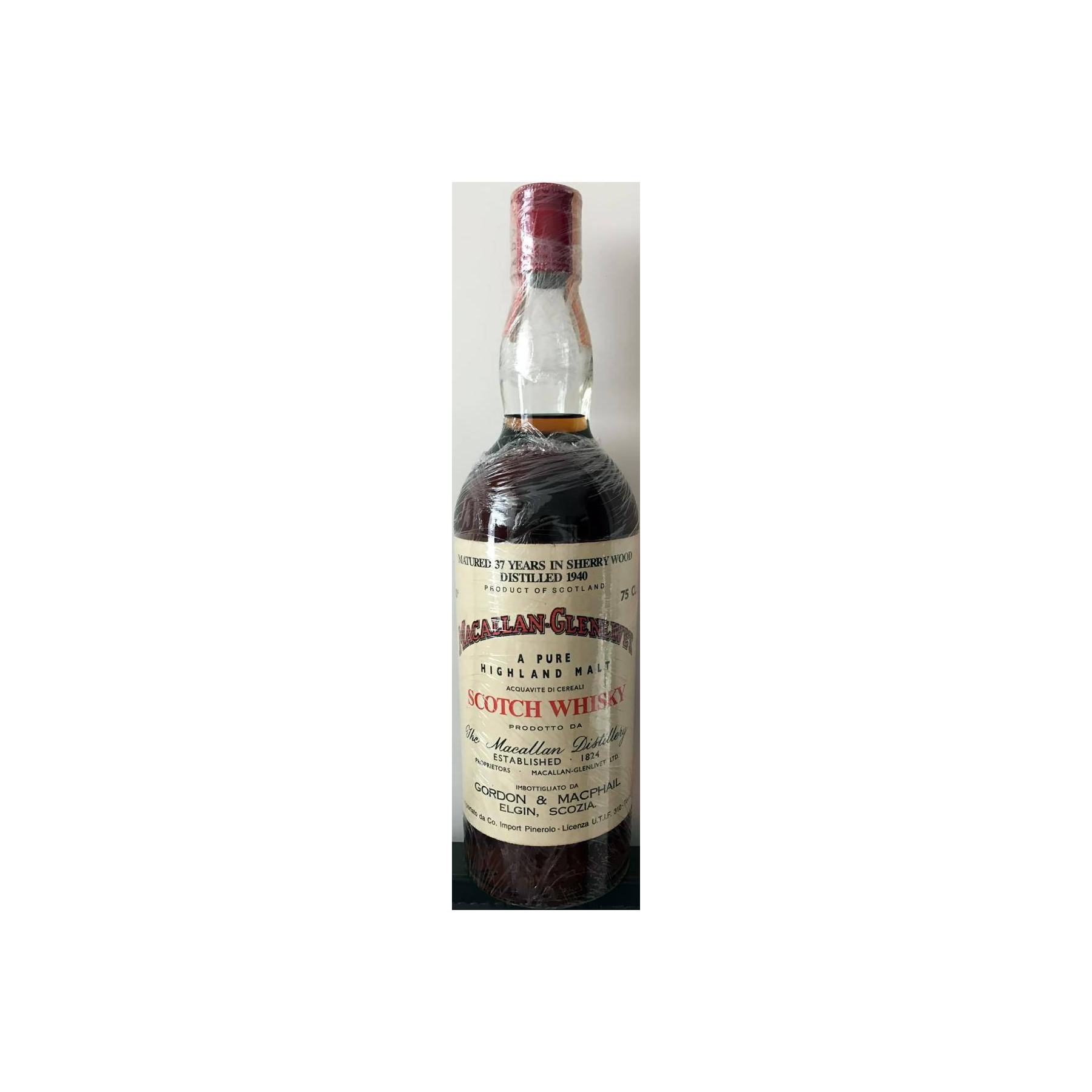 The Macallan 1940 37 Years Single Malt Whisky