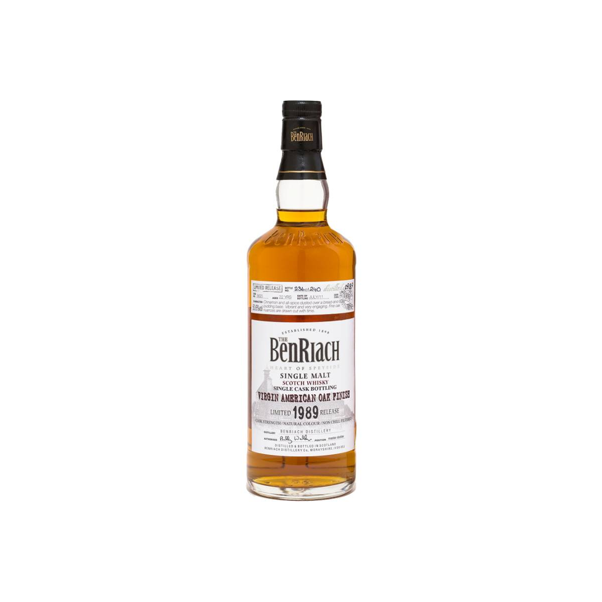 BenRiach 1989 22 Years Single Malt Whisky
