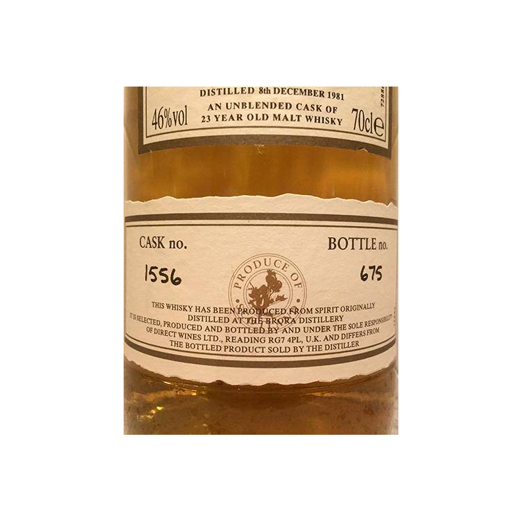 Brora 1981 23 Years Single Malt Whisky 2