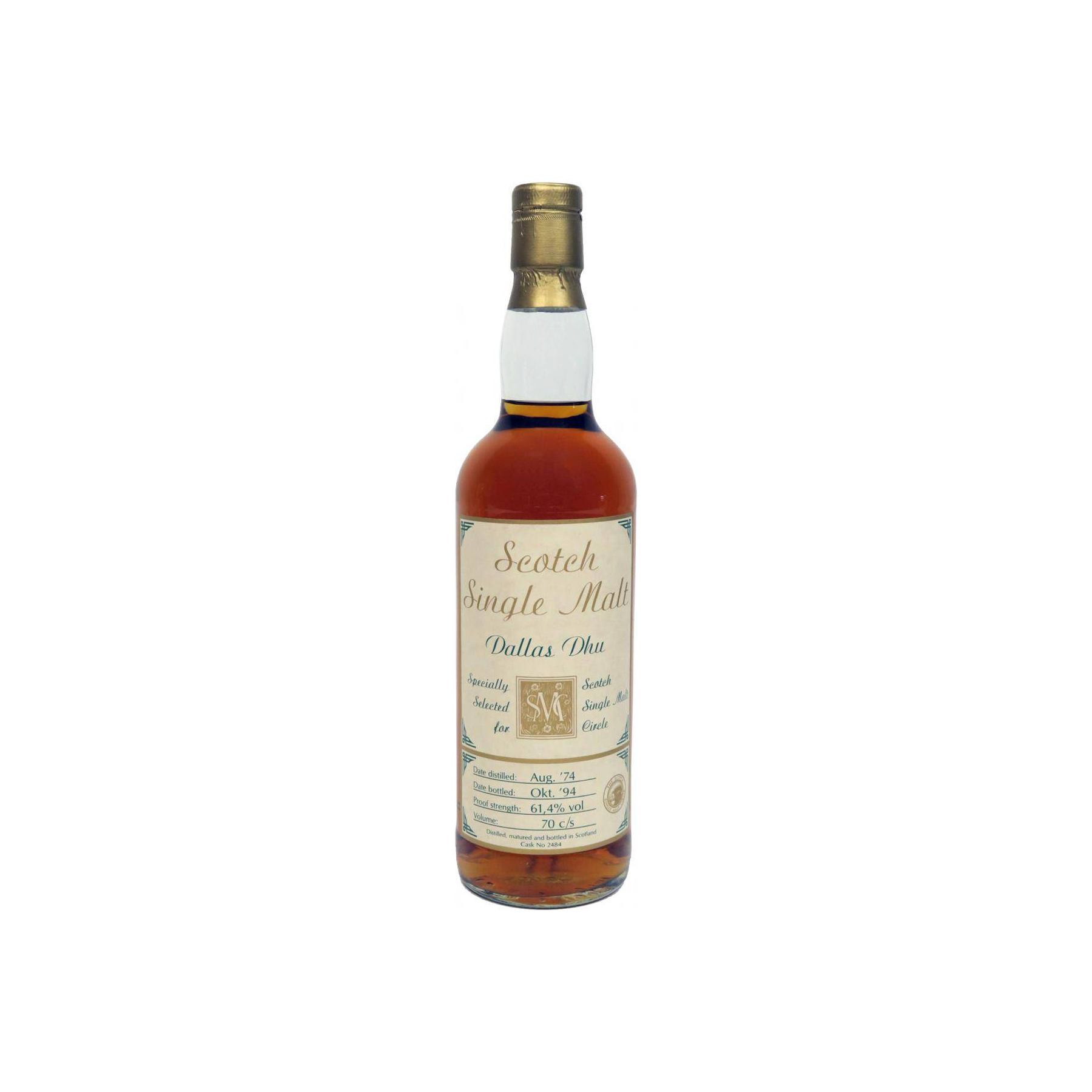 Dallas Dhu 1974 20 Years Single Malt Whisky