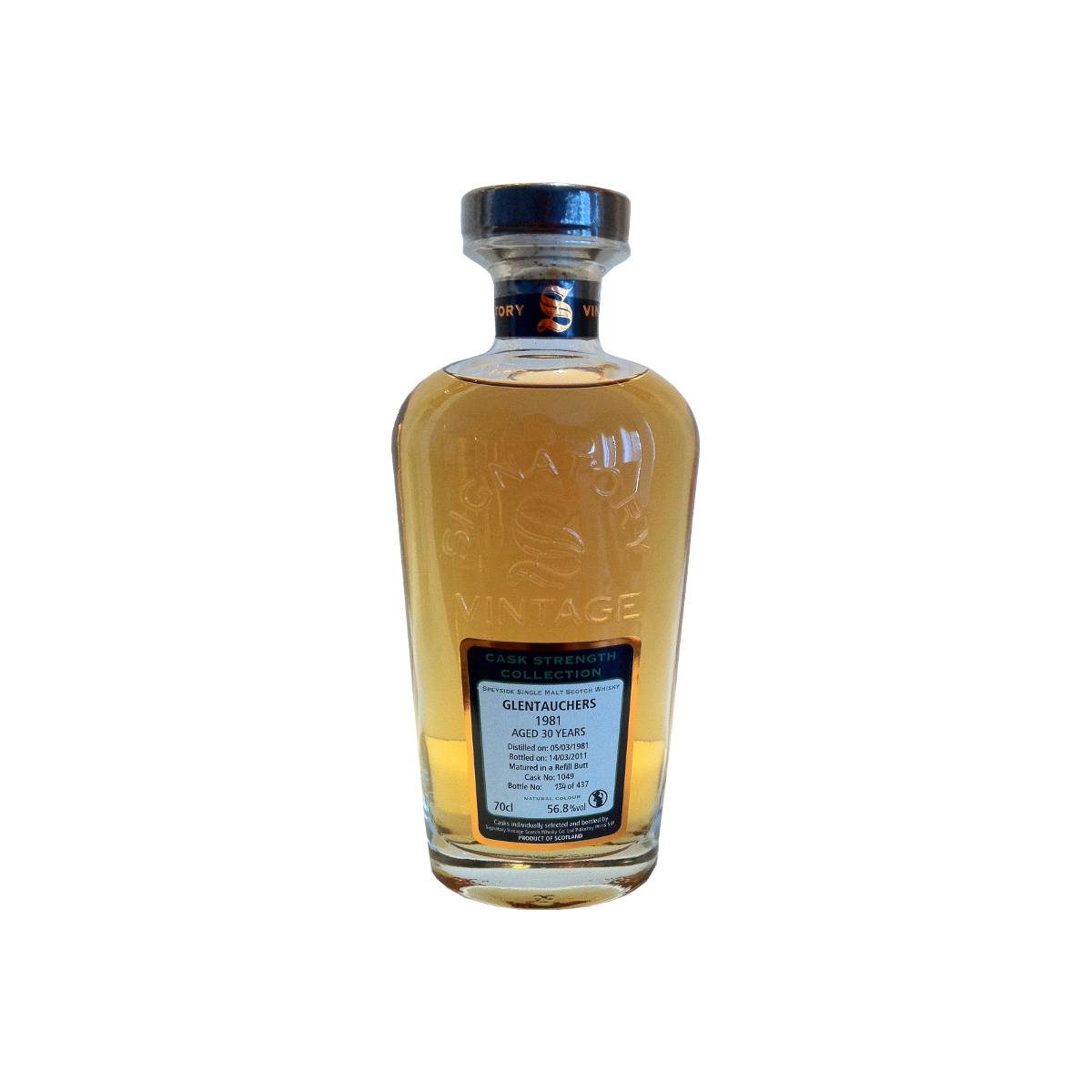 Glentauchers Cask Strength Collection 1981 30 Years Single Malt Whisky