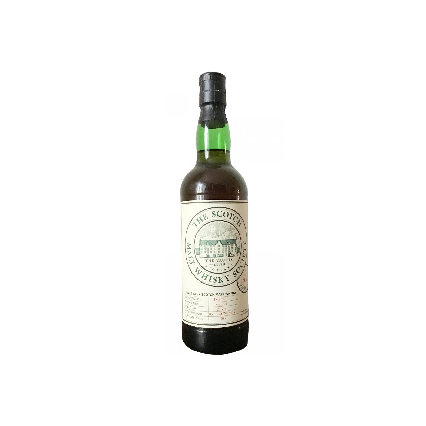 The Scotch Malt Whisky Society 1974 21 Years Single Malt Whisky