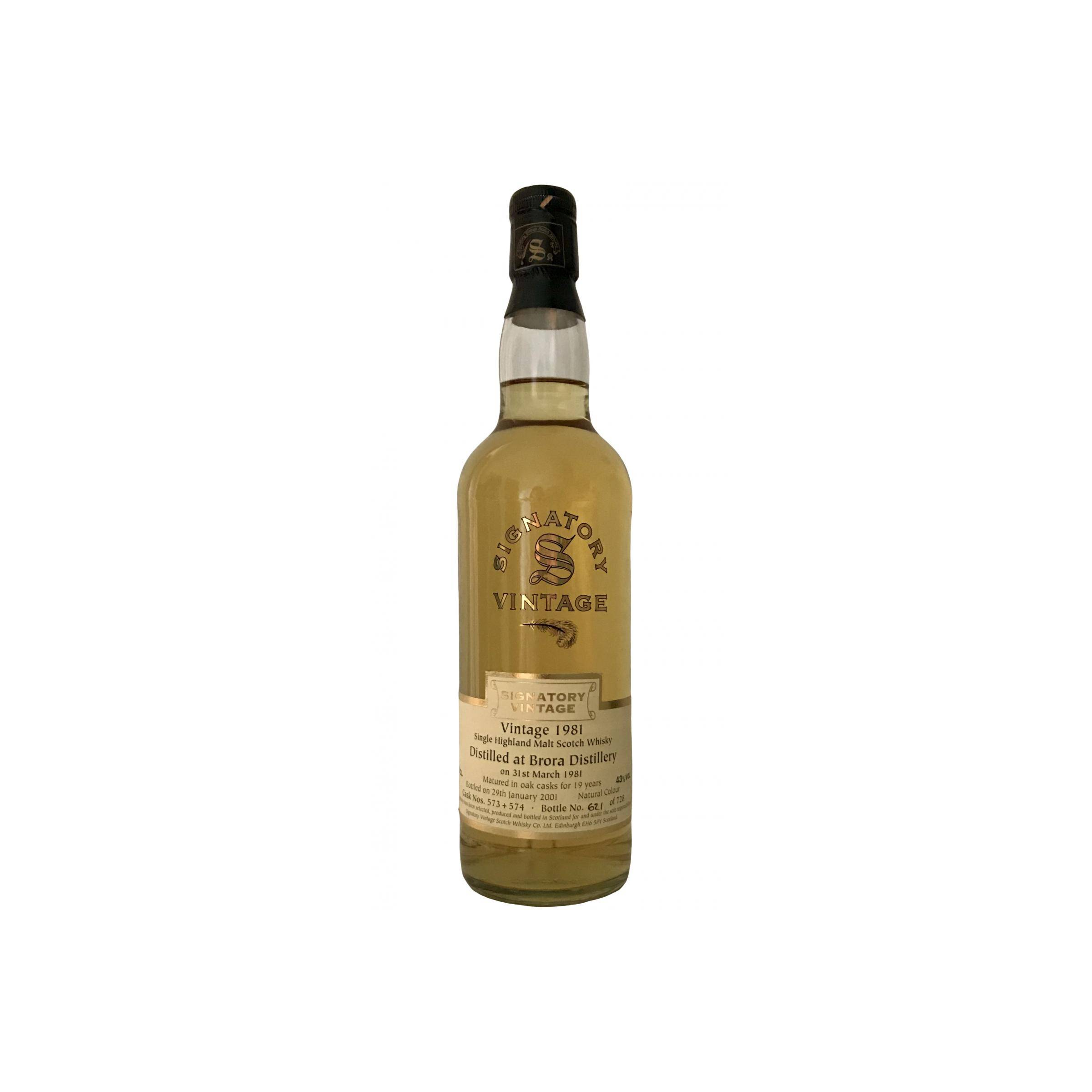 Brora Vintage Collection 1981 19 Years Single Malt Whisky