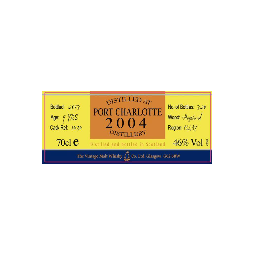 Bruichladdich The Cooper's Choice 2004 9 Years Single Malt Whisky 2