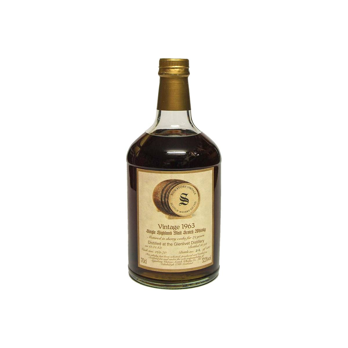 The Glenlivet Vintage Collection - Dumpy 1963 29 Years Single Malt Whisky