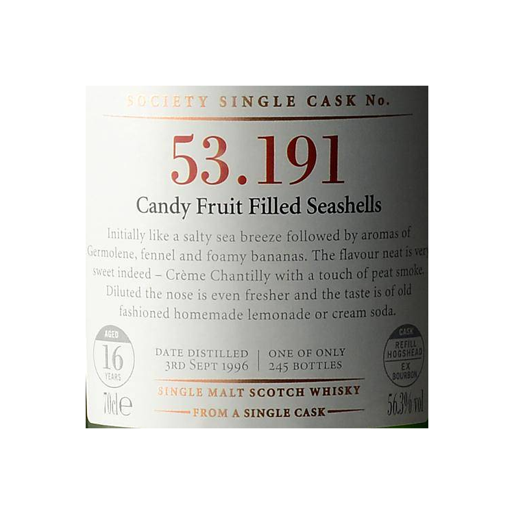 The Scotch Malt Whisky Society 1996 16 Years Single Malt Whisky