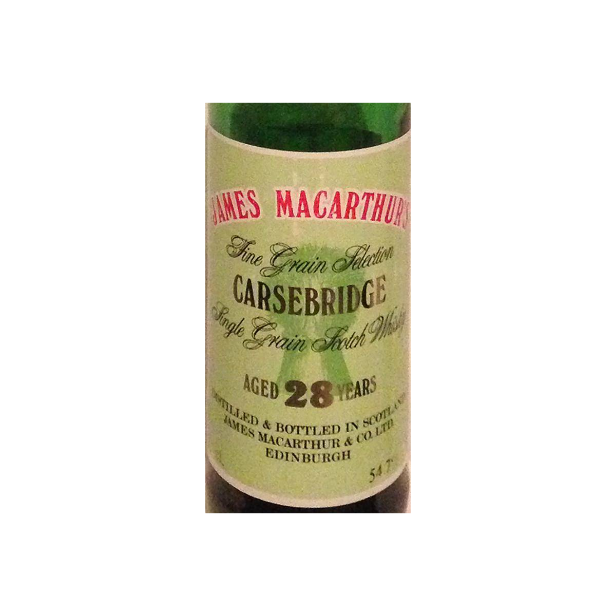 Carsebridge 28 Years Single Grain Whisky