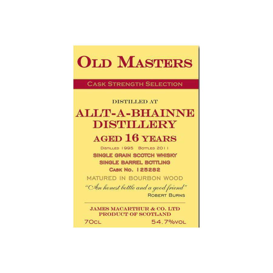 Allt-A-Bhainne 1995 16 Years Single Malt Whisky 2