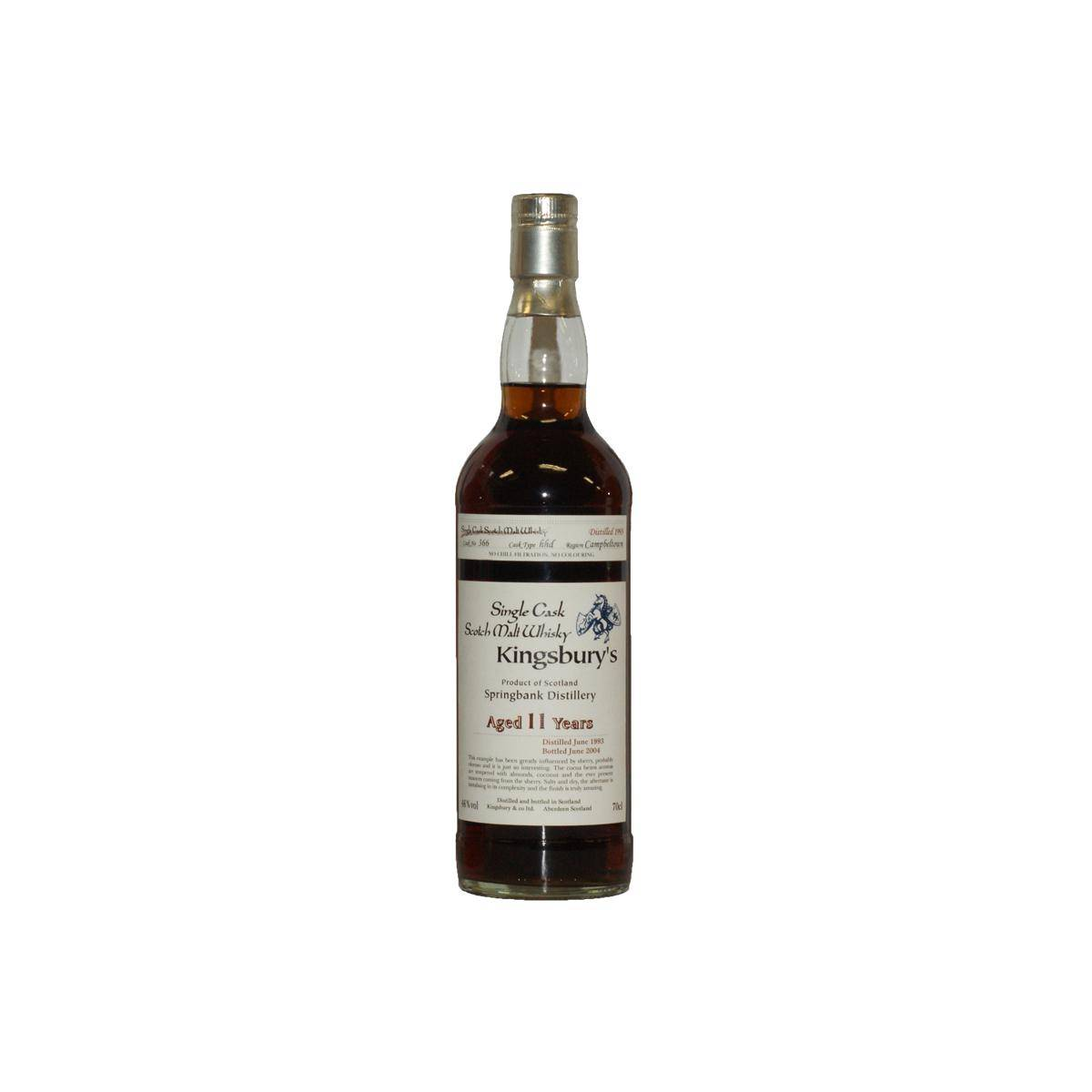 Springbank Single Cask 1993 11 Years Single Malt Whisky