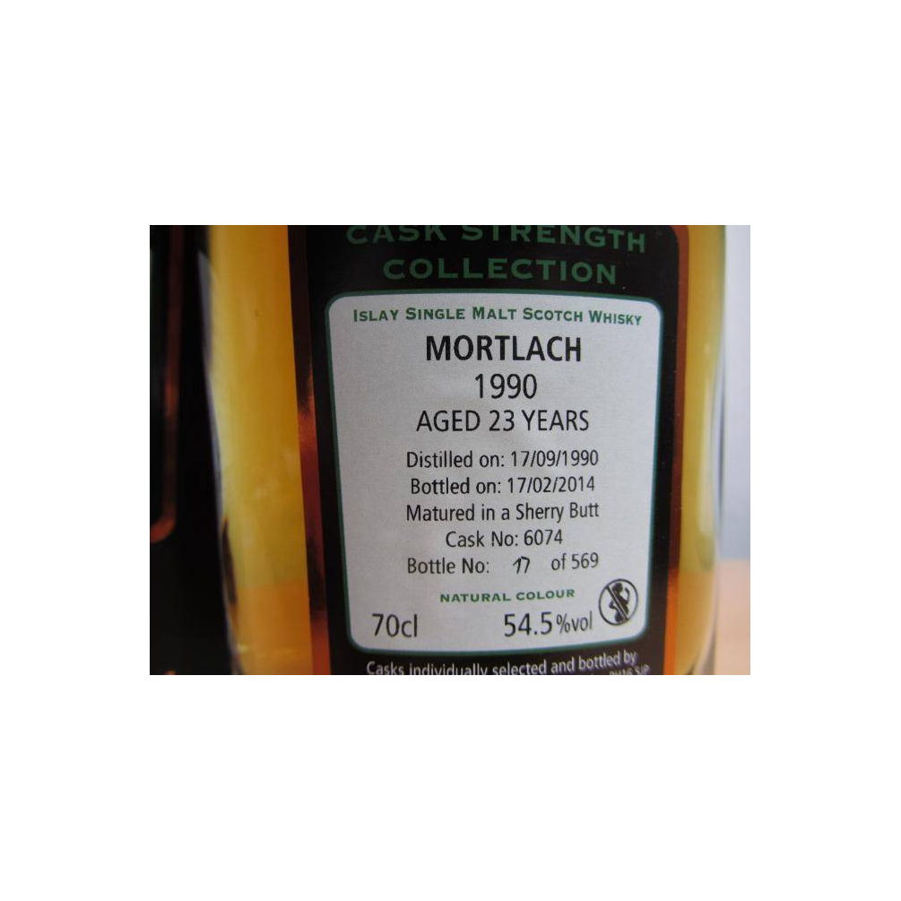 Mortlach Cask Strength Collection 1990 23 Years Single Malt Whisky 3