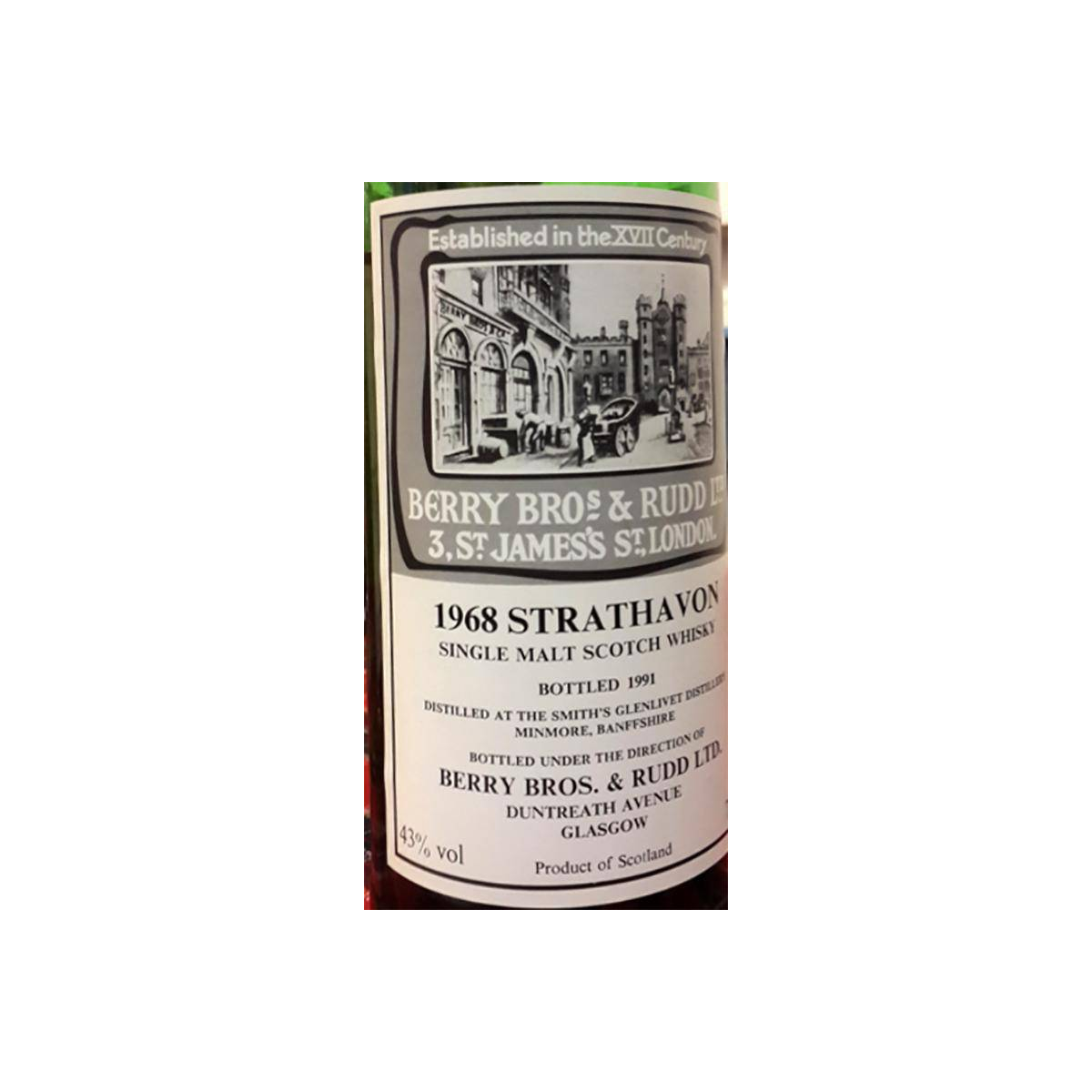 The Glenlivet 1968 23 Years Single Malt Whisky